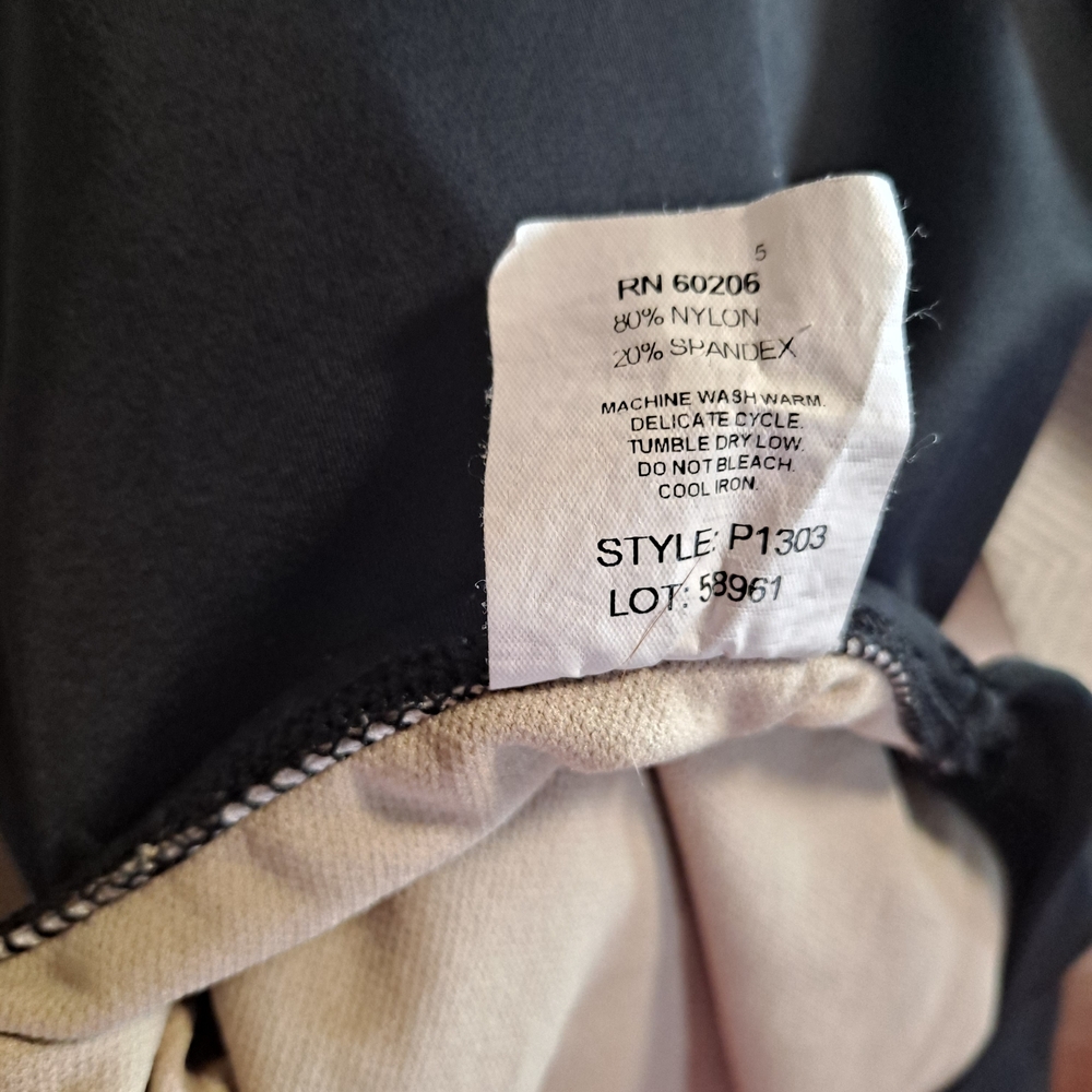 Body Wrappers Black and Purple Kids Bodysuit - Picture 4 of 4